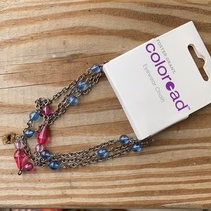 ⚜️Foster Grant Color read eyewear chain! NWT!